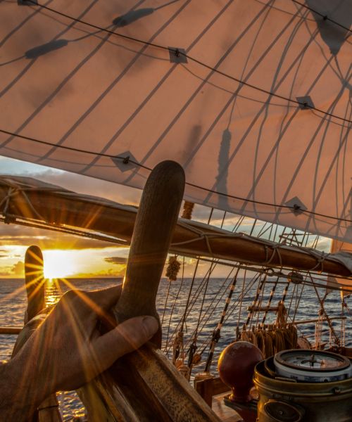 View from the helm