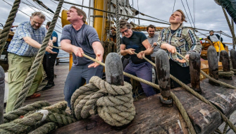 Motoring and Motorsailing our way towards Tristan da Cunha by Jordi Plana Morales