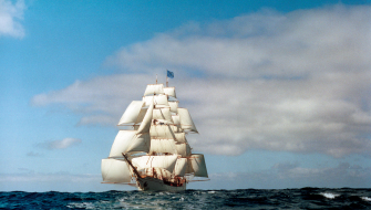 (c) Bark EUROPA, photo by Bratt Yates Bolle Wangen Rederij Bark Europa
