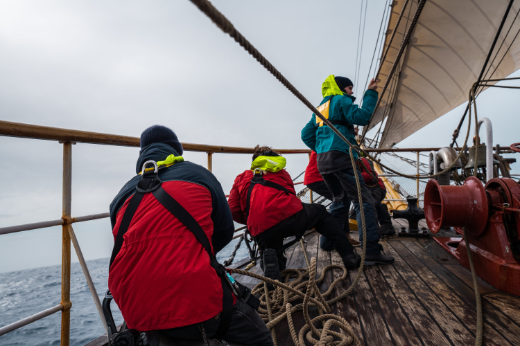 Sailing in Antarctica - Bark Europa Benjamin Hardman