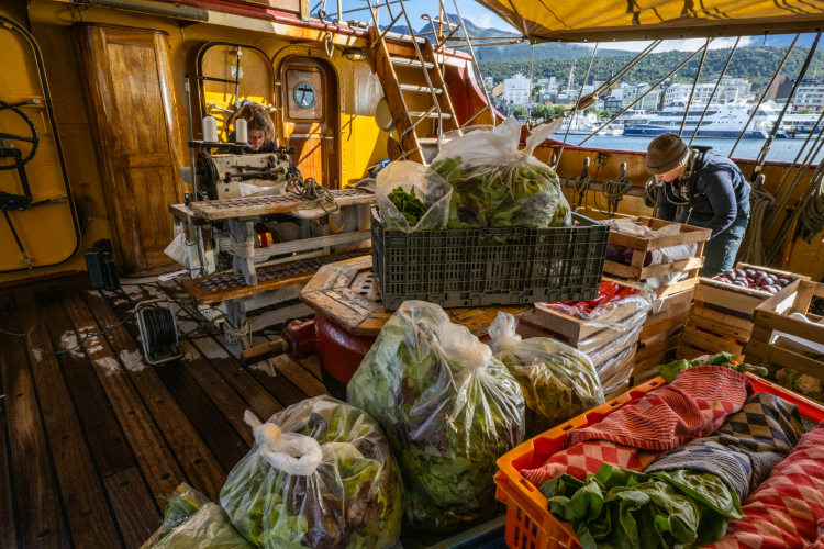 Stores and sailmending