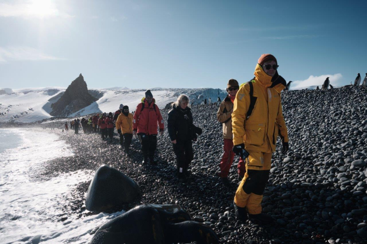 Bark EUROPA landing Antarctica South Shetland Islands Ricky Simko