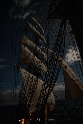 Moonlight during the dogwatch by Philipp Reinhard 