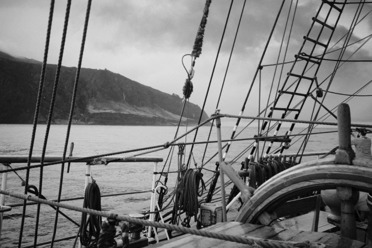 Arrival to Tristan da Cunha by Richard Simko