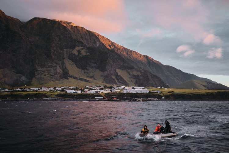 A good day in Tristan da Cunha by Richard Simko