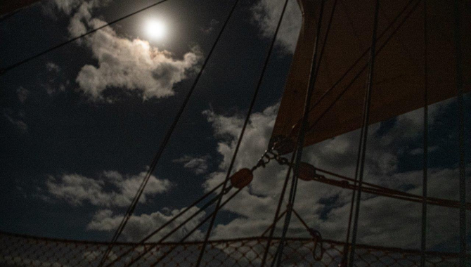 Moonlight during the dogwatch by Philipp Reinhard 