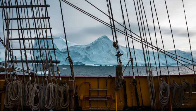 Close to nature on board Bark EUROPA
