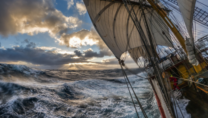 Sailing the southern seas