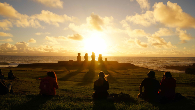 Rapa Nui sunset