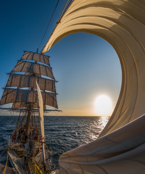Setting sail
