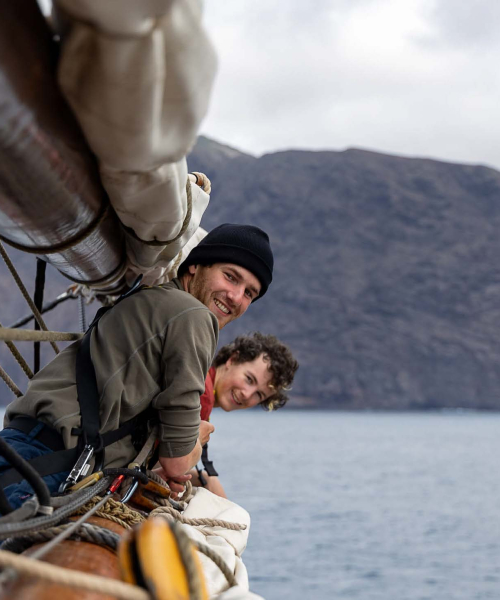 In the rigging