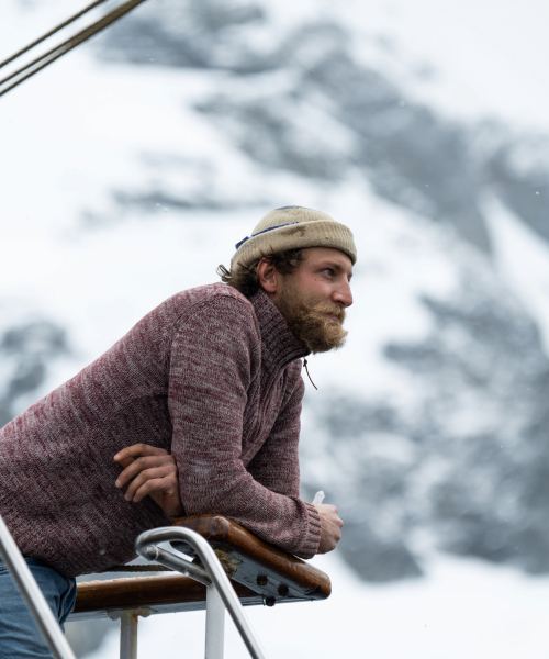 Bark EUROPA in Antarctica by Benjamin Hardman