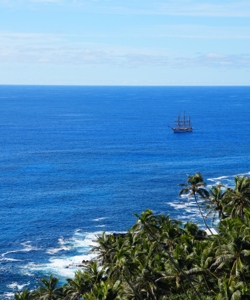 Bark EUROPA at Pitcairn