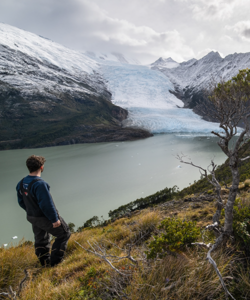 View from the hike in the Chilean Channels