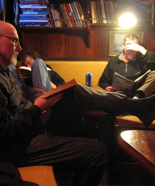 Reading in the library