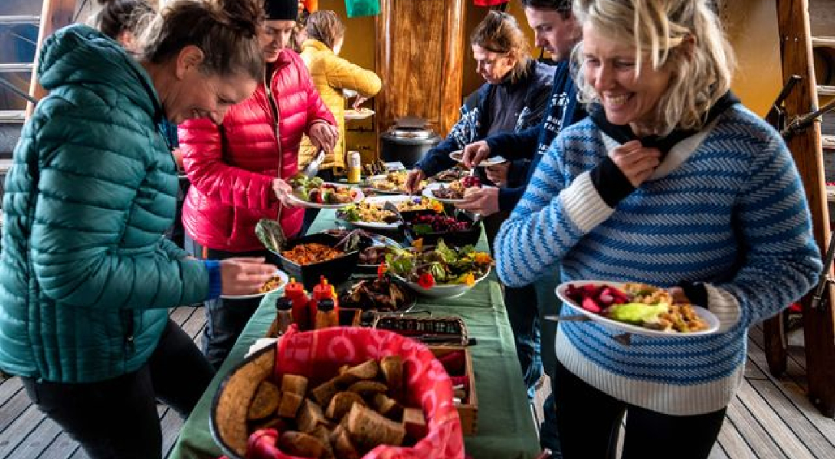 Galley - Meals on board - Bark EUROPA
