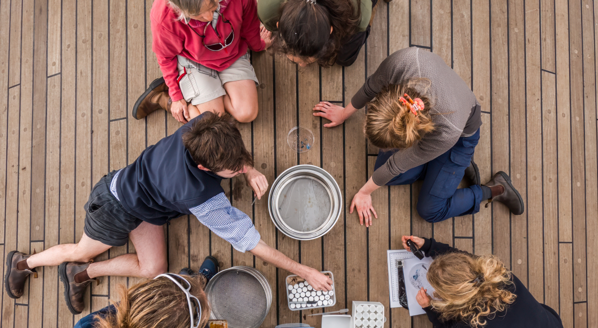 Research on board Bark EUROPA