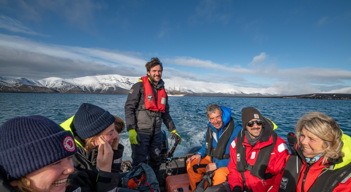 Crew in Antarctica