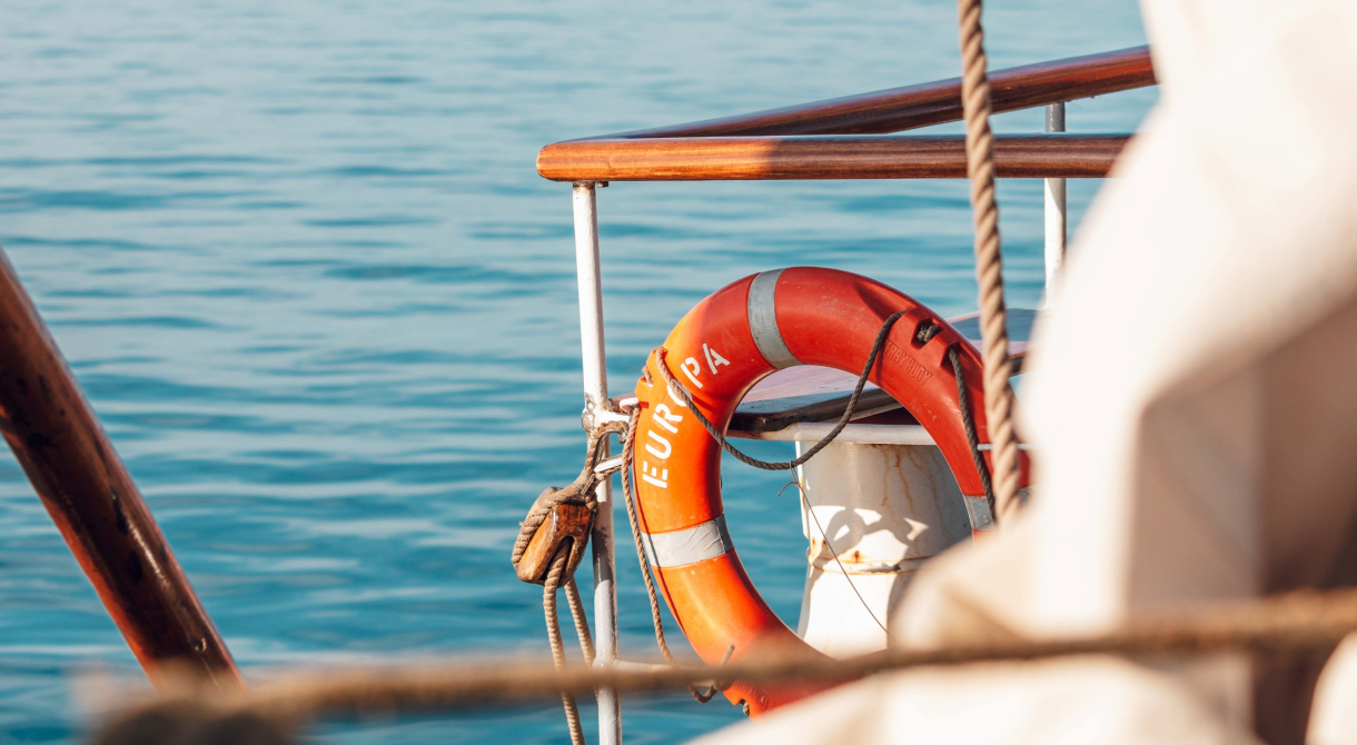 swimming Bark EUROPA buoy - Jack Cox