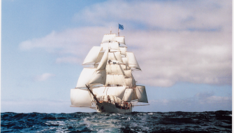 During her first Cape Horn rounding in 2002