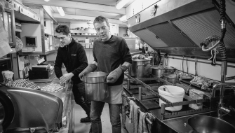 Galley - Meals on board - Bark EUROPA