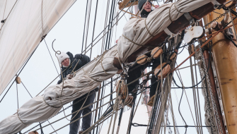 Furling going on in the rig