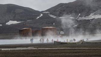 Bark EUROPA Deception Island Antarctic Peninsula Expedition by Jordi Plana Morales