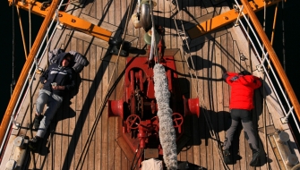 Naps on board Bark EUROPA