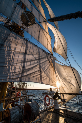 Look out duty on board Bark EUROPA