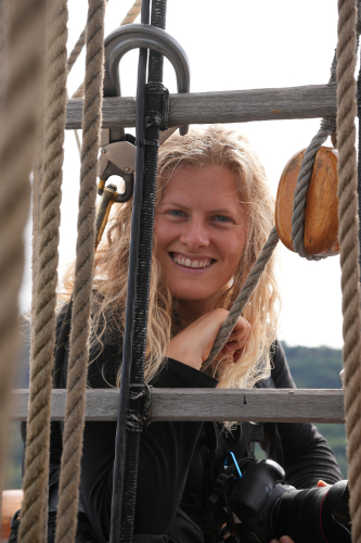 Marretje on board Bark EUROPA