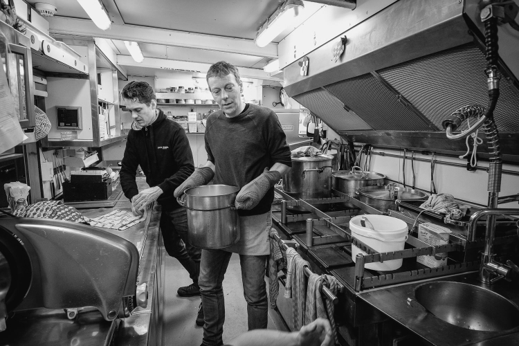 Galley - Meals on board - Bark EUROPA