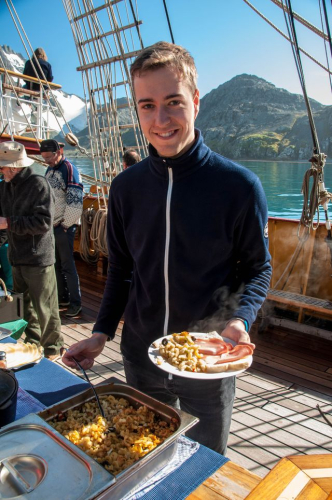 Galley - Meals on board - Bark EUROPA
