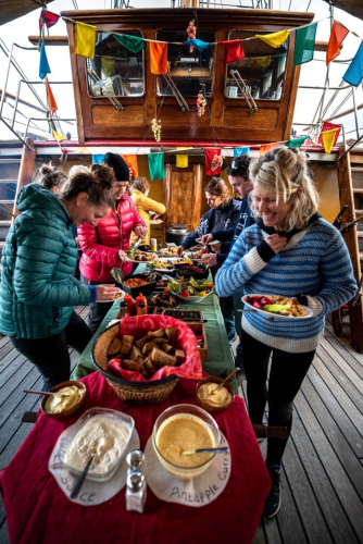 Galley - Meals on board - Bark EUROPA