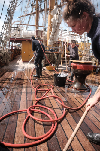 Getting the ship ready