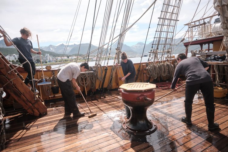 Getting the ship ready