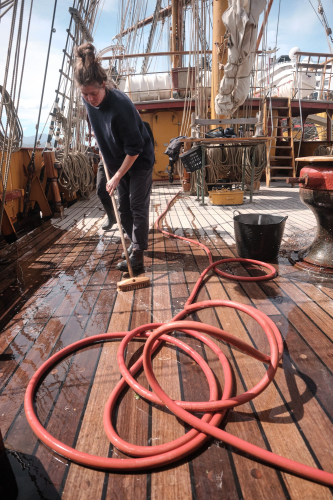 Getting the ship ready