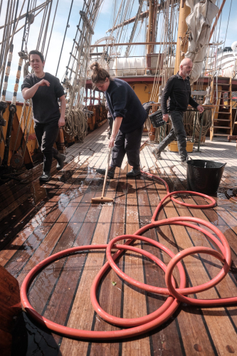 Getting the ship ready