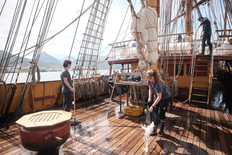 Getting the ship ready