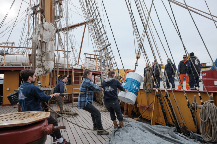 Getting the ship ready