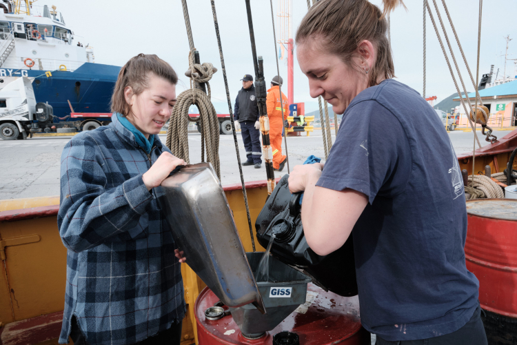 Getting the ship ready