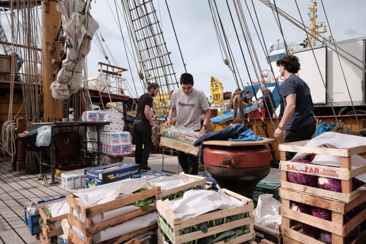 Getting the ship ready