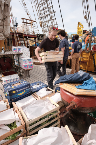 Getting the ship ready