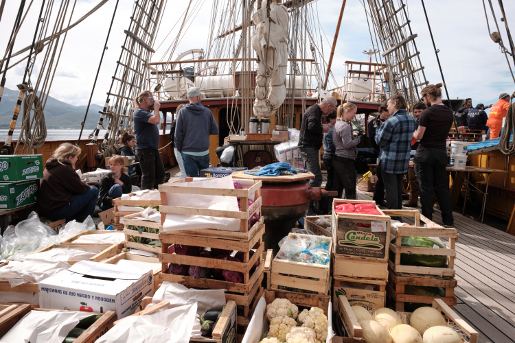 Getting the ship ready