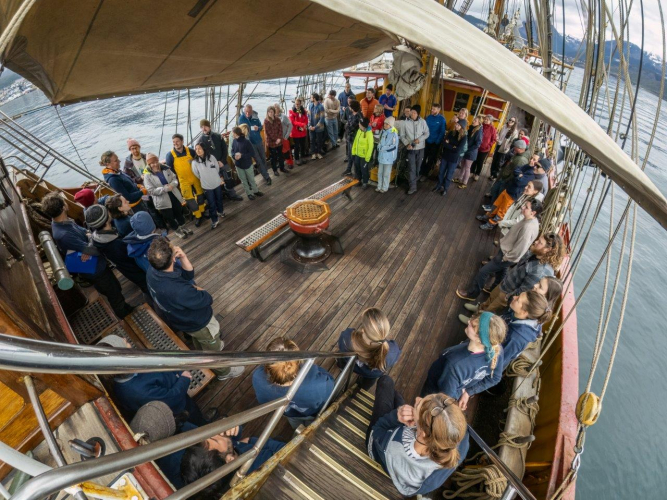 Bark EUROPA Embarkation day in Ushuaia