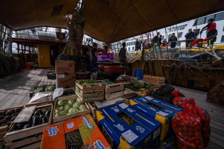 EUROPA in the port of Ushuaia