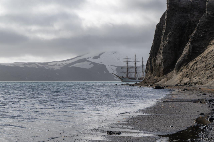 South Shetland Islands,  Deception Island (Telefon Bay and Whalers Bay)
