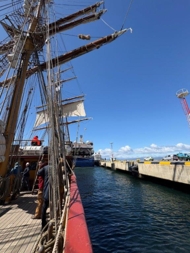 Departure day bark europa