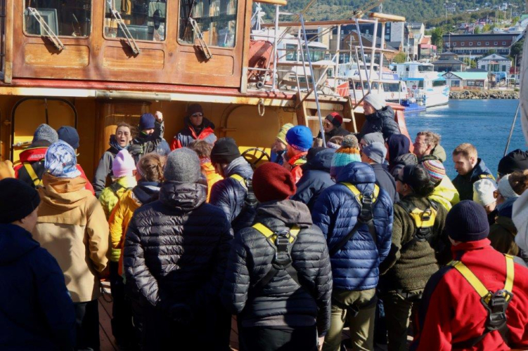 Departure day bark europa