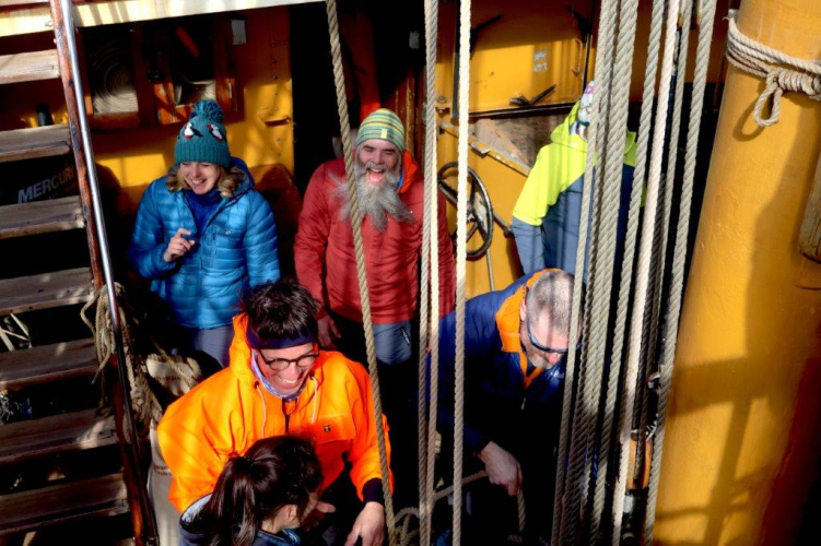 Departure day bark europa