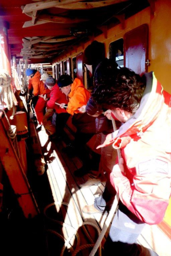 Departure day bark europa